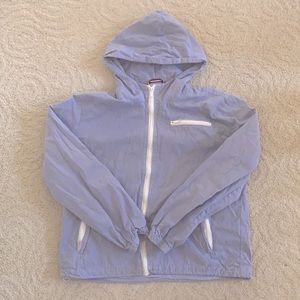 John Galt Periwinkle Hooded Jacket Brandy Melville